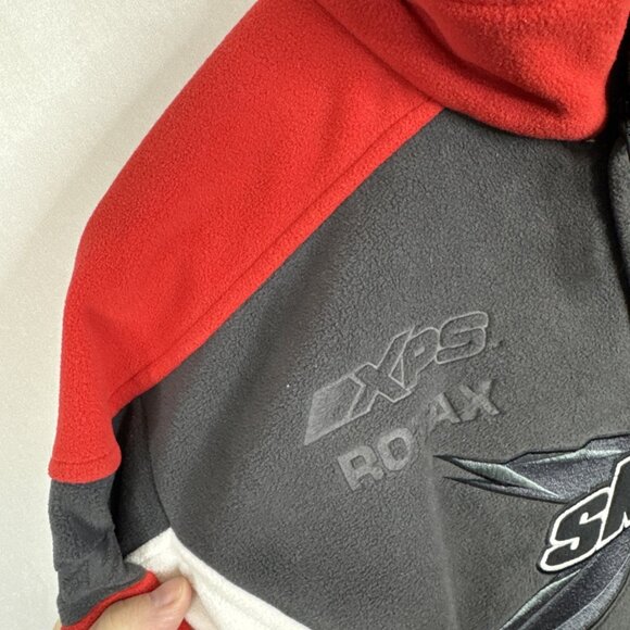 Ski-Doo Team XPS ROATAX  Fleece Pullover Men’s Small Red Black BRP - Picture 4 of 8